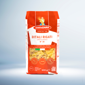 3016 PASTA ZARA DITALI RIGATI#38 500G